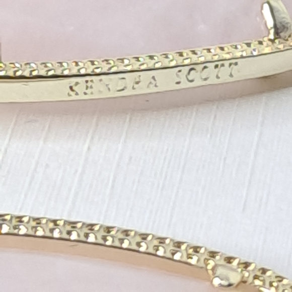 KENDRA Scott Ella Gold with Rose Quartz NWT NEW Gift Love Care Feminine - Picture 11 of 12